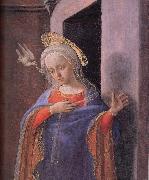 Fra Filippo Lippi Details of the Virgin Annunciat France oil painting artist